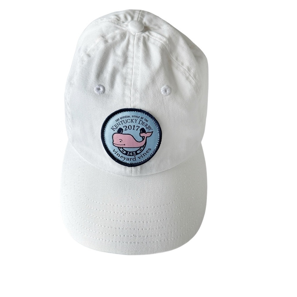 Vineyard Vines 143 Kentucky Derby Hat Whale Logo OS